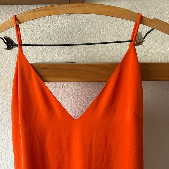 NBD Revolve Mona Silky Gown in Orange Size Small - Picture 6 of 10